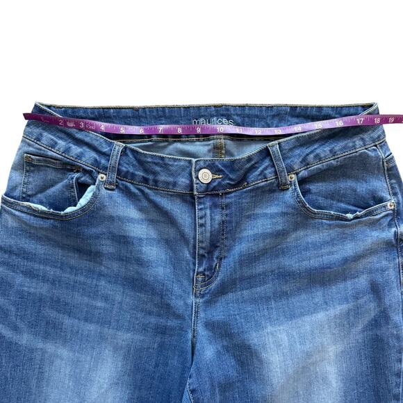 Maurices Jeans Women's 16W Blue Skinny High Rise Preppy Clean girl feminine - Picture 6 of 12